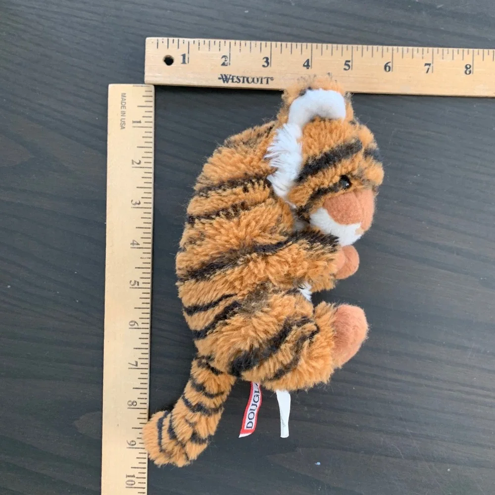 Douglas Cuddle Toys Tiger Plush Stuffed Animal Orange Black Striped 8‎ Inch